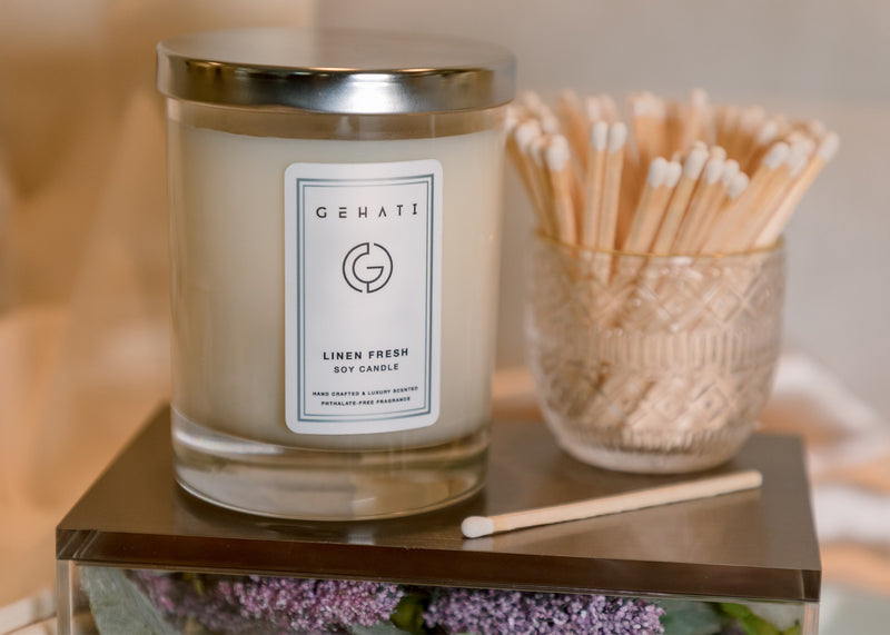 Linen Fresh Soy Candle